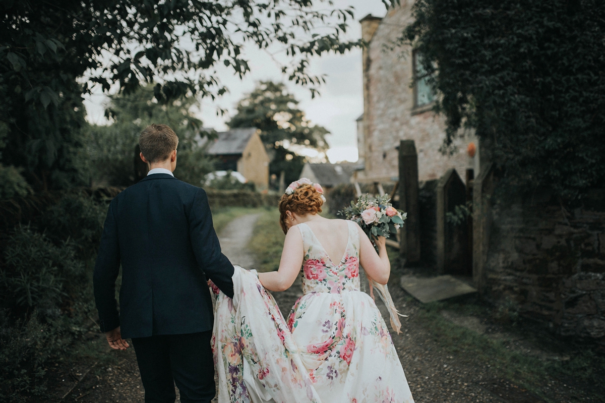 39 Floral wedding dress by Charlotte Balbier