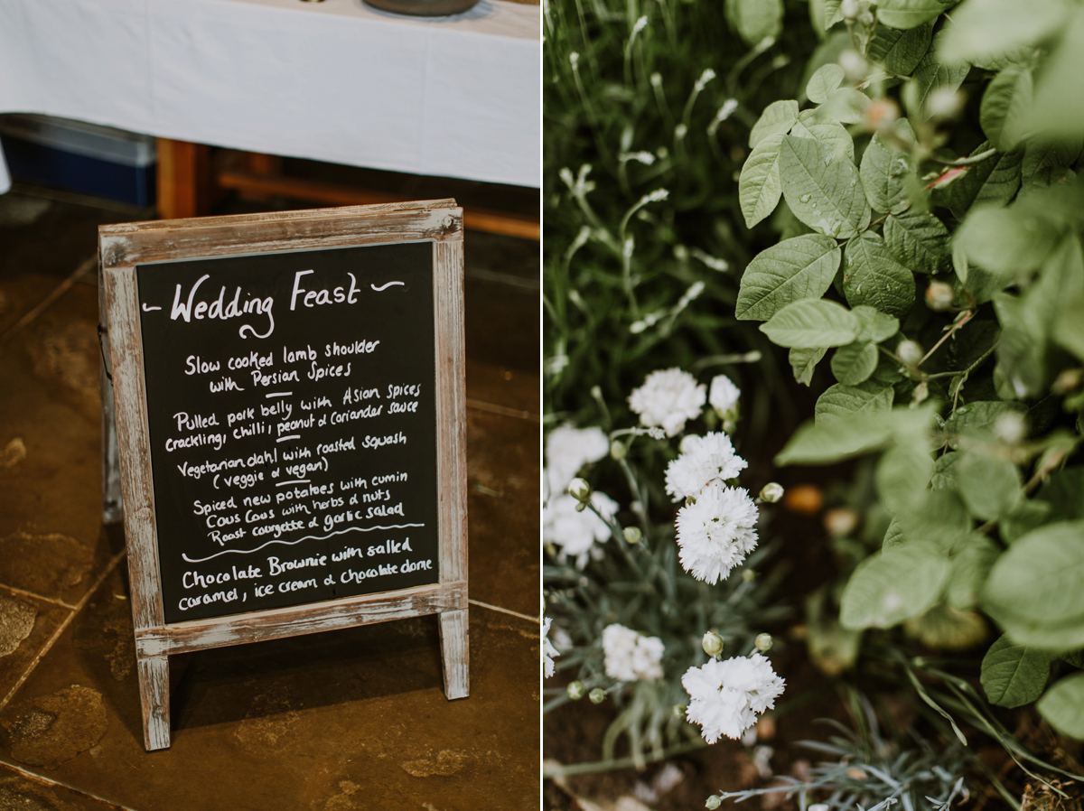 41 Wedding feast blackboard sign