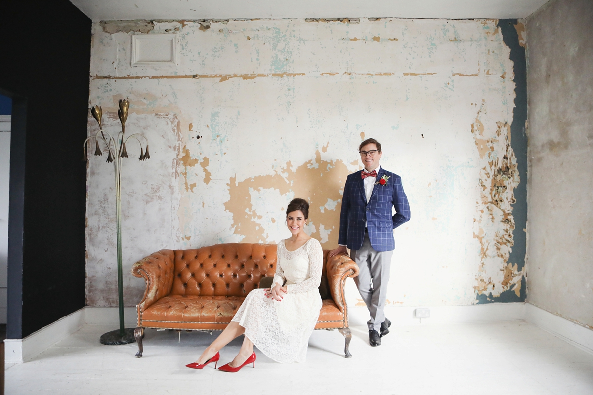 42 A vintage dress and colourful London wedding