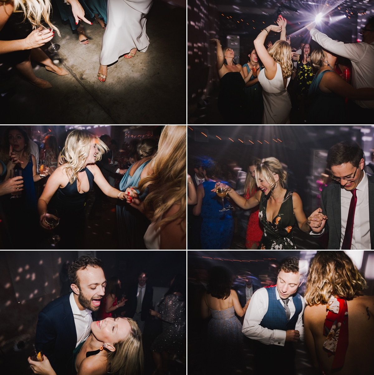 47 Guests dancing at Loft Studios wedding