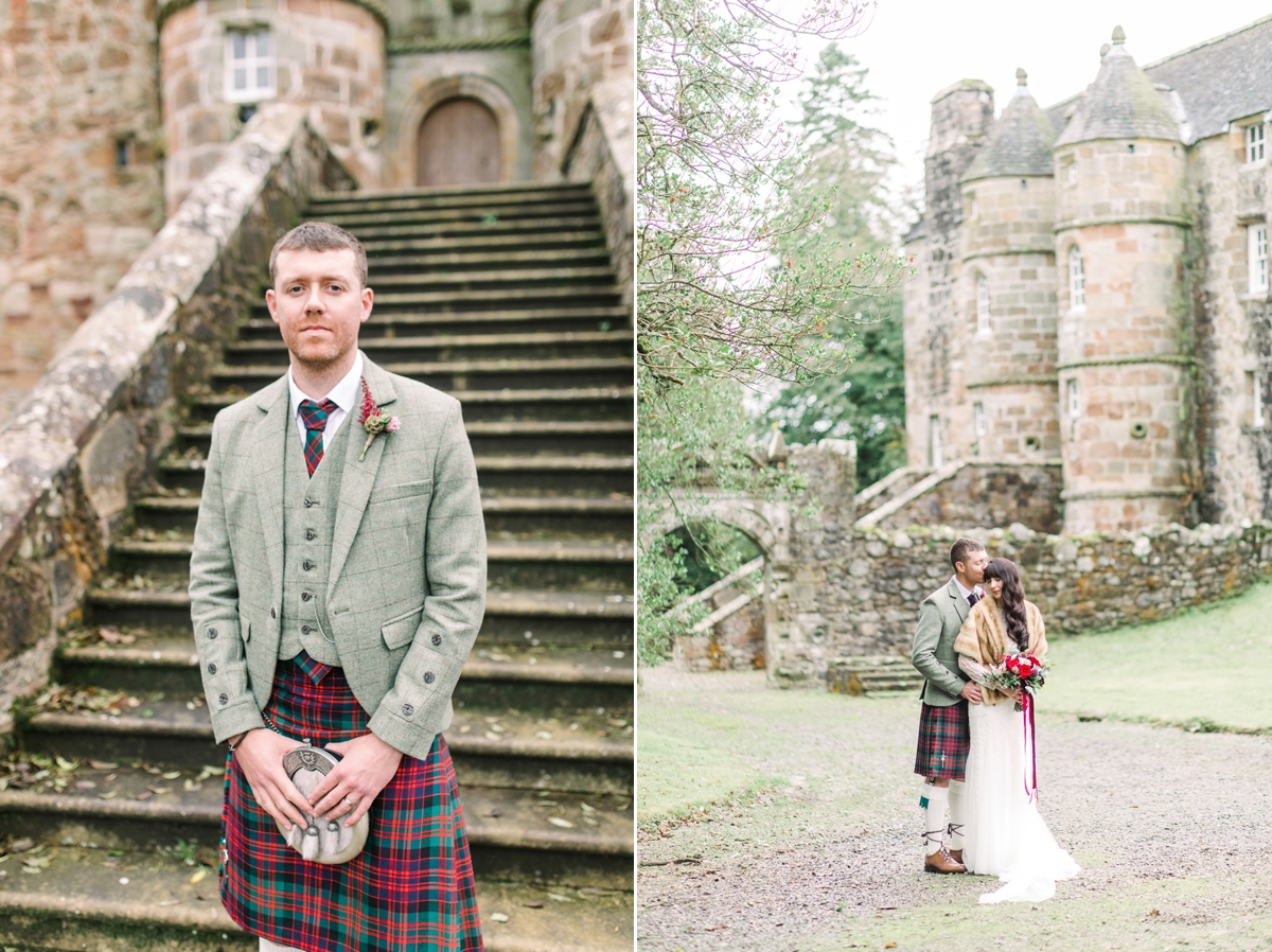 51 Groom wearing a MacGregor and MacDuff