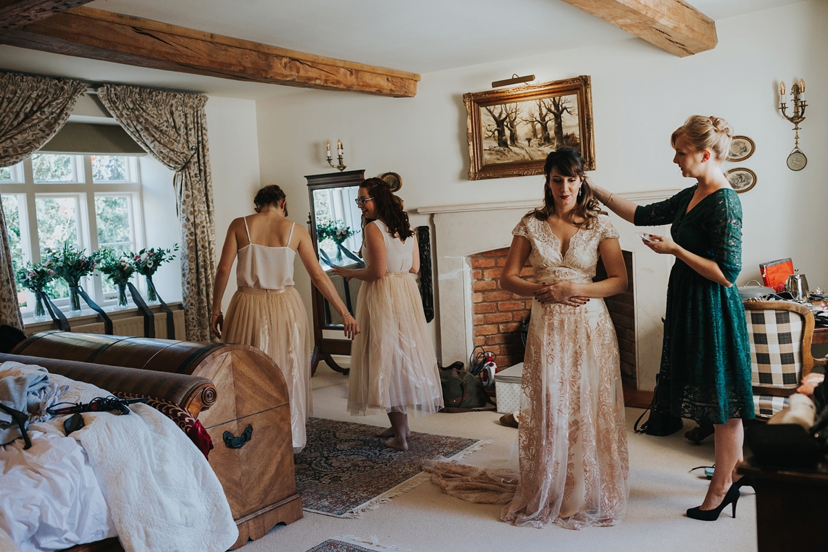 7 Claire Pettibone dress for an Autumn country house wedding