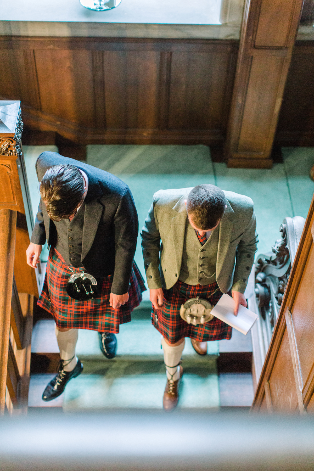 7 Scottish groom in a kilt with his best man