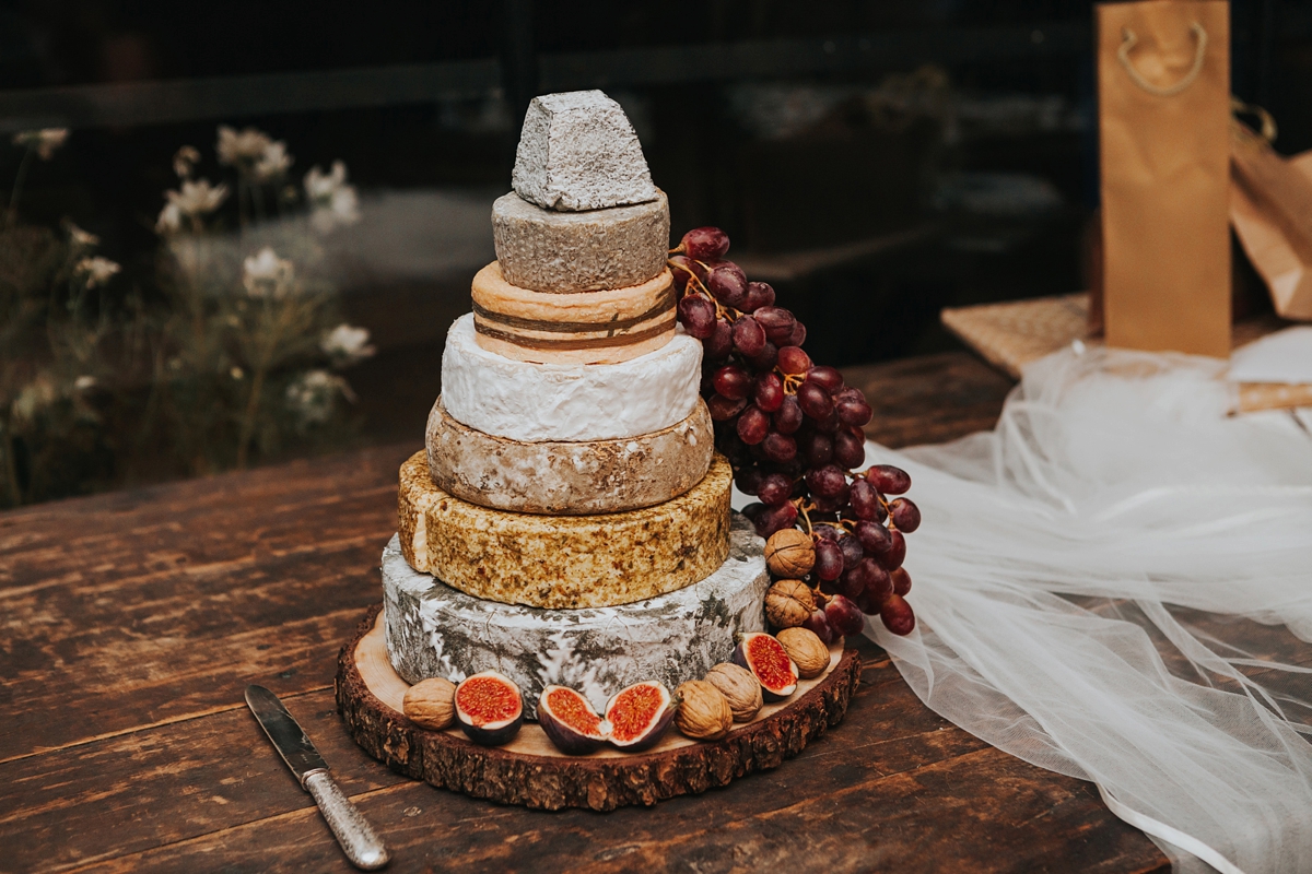 Cheese wedding cake