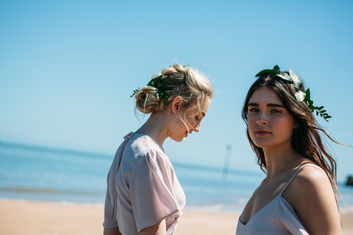 Modern bridesmaids dresses by Rewritten