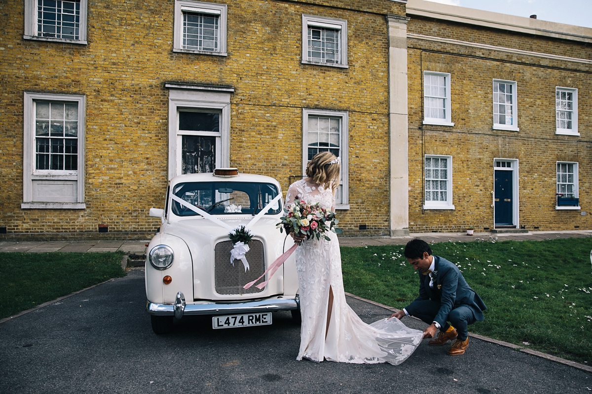 hermione de paula dress london pub wedding 42