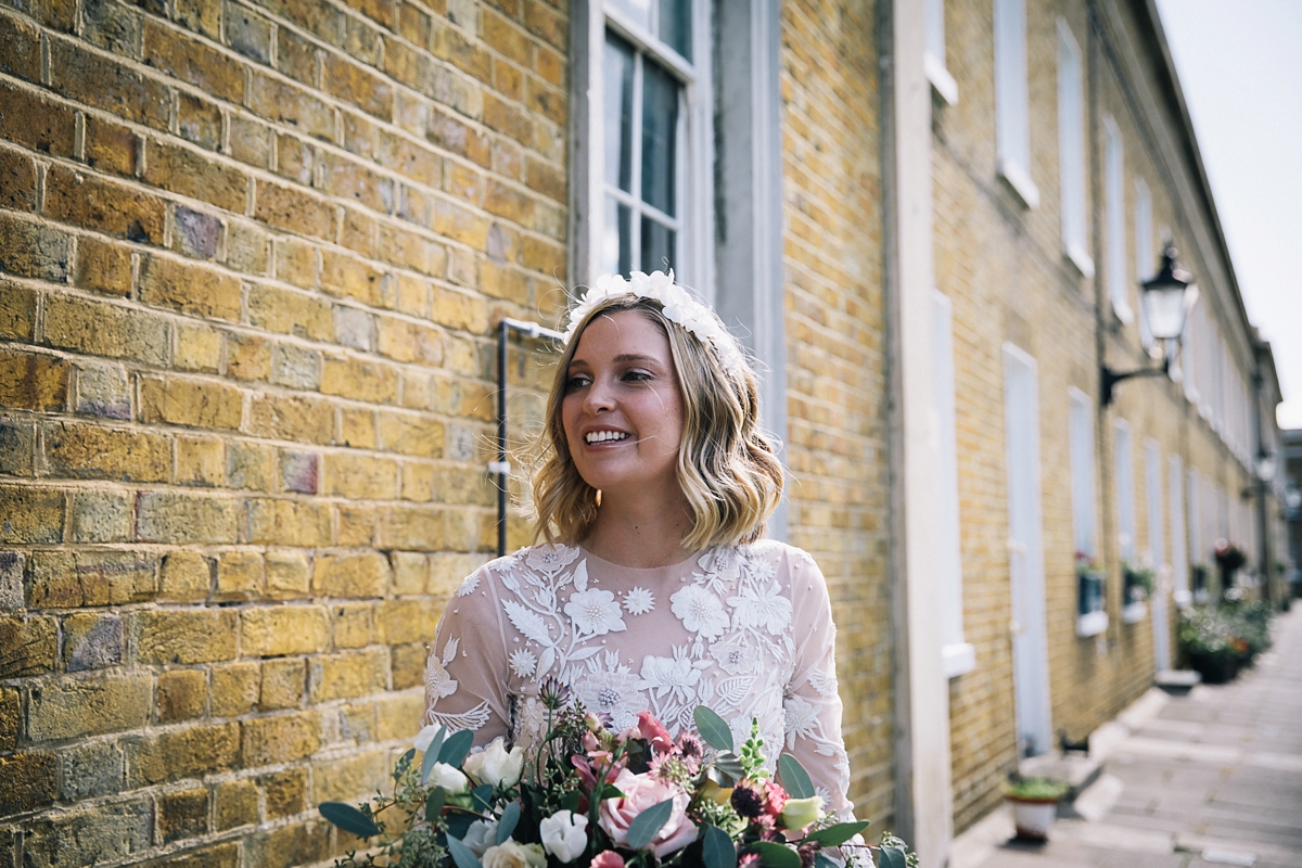 hermione de paula dress london pub wedding 58