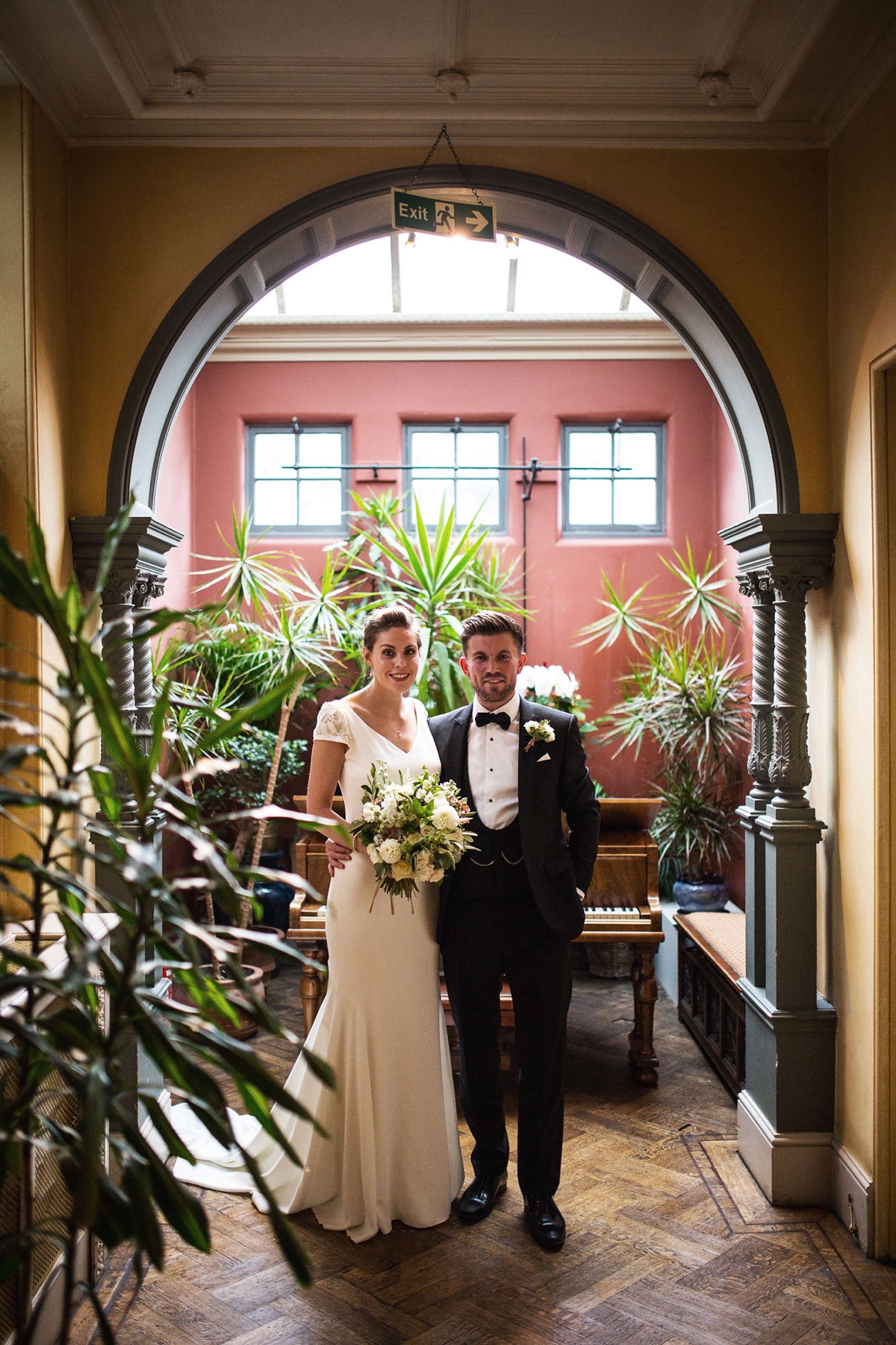 pronovias bride hampton court house wedding 1 1