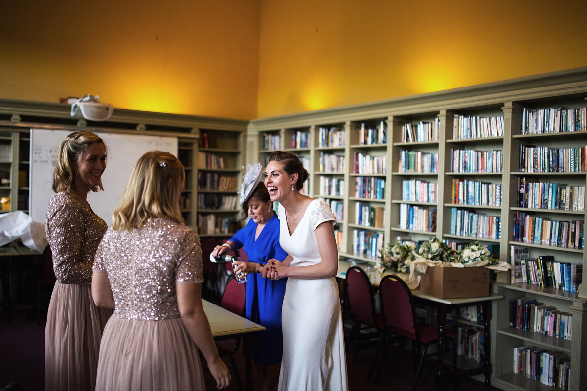 pronovias bride hampton court house wedding 55