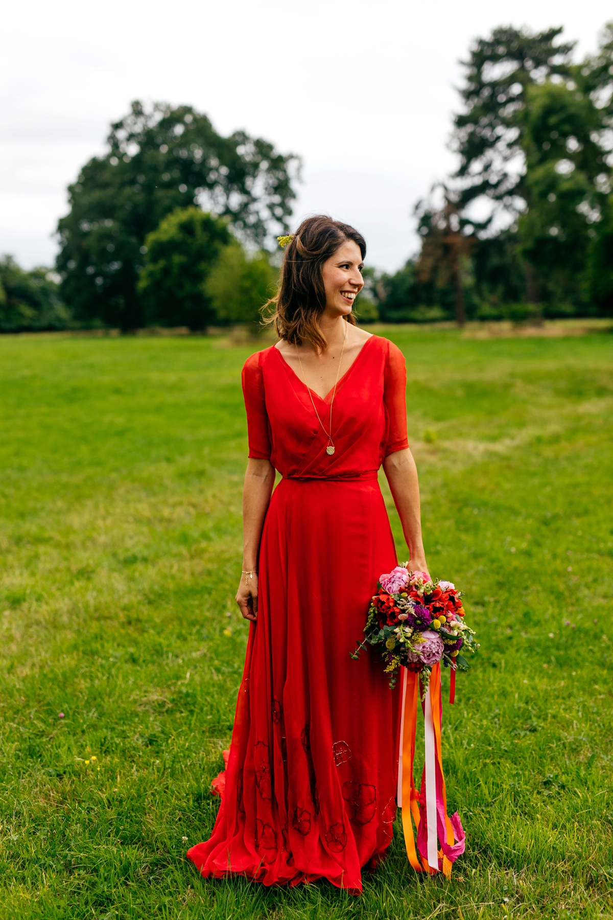 red wedding dress 3