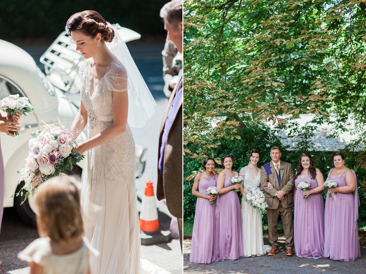 willow jenny packham 1920s countryside wedding 12