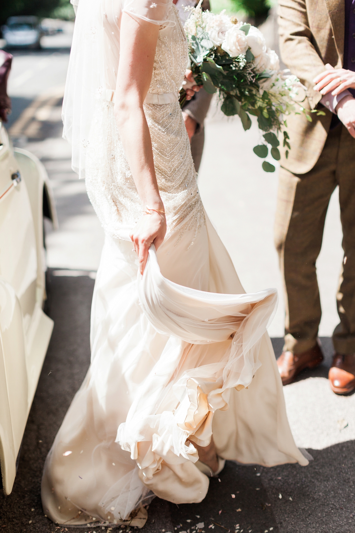 willow jenny packham 1920s countryside wedding 20