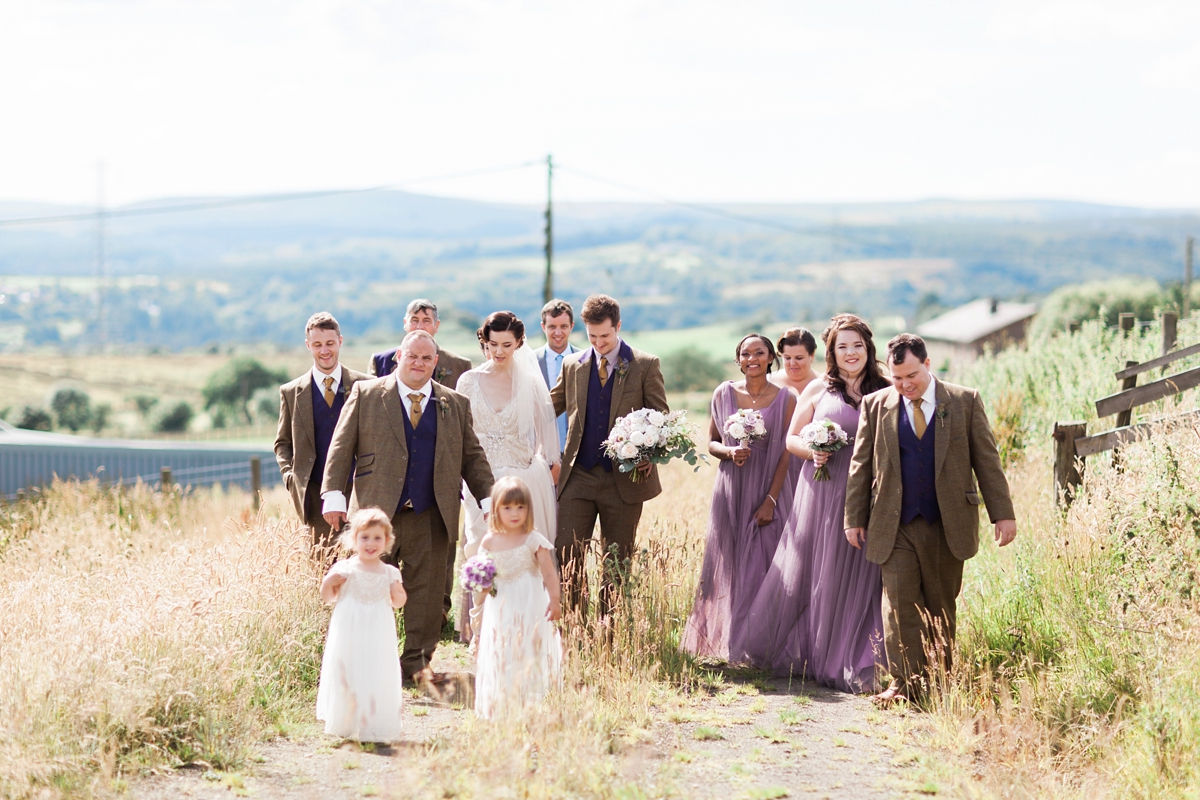 willow jenny packham 1920s countryside wedding 31