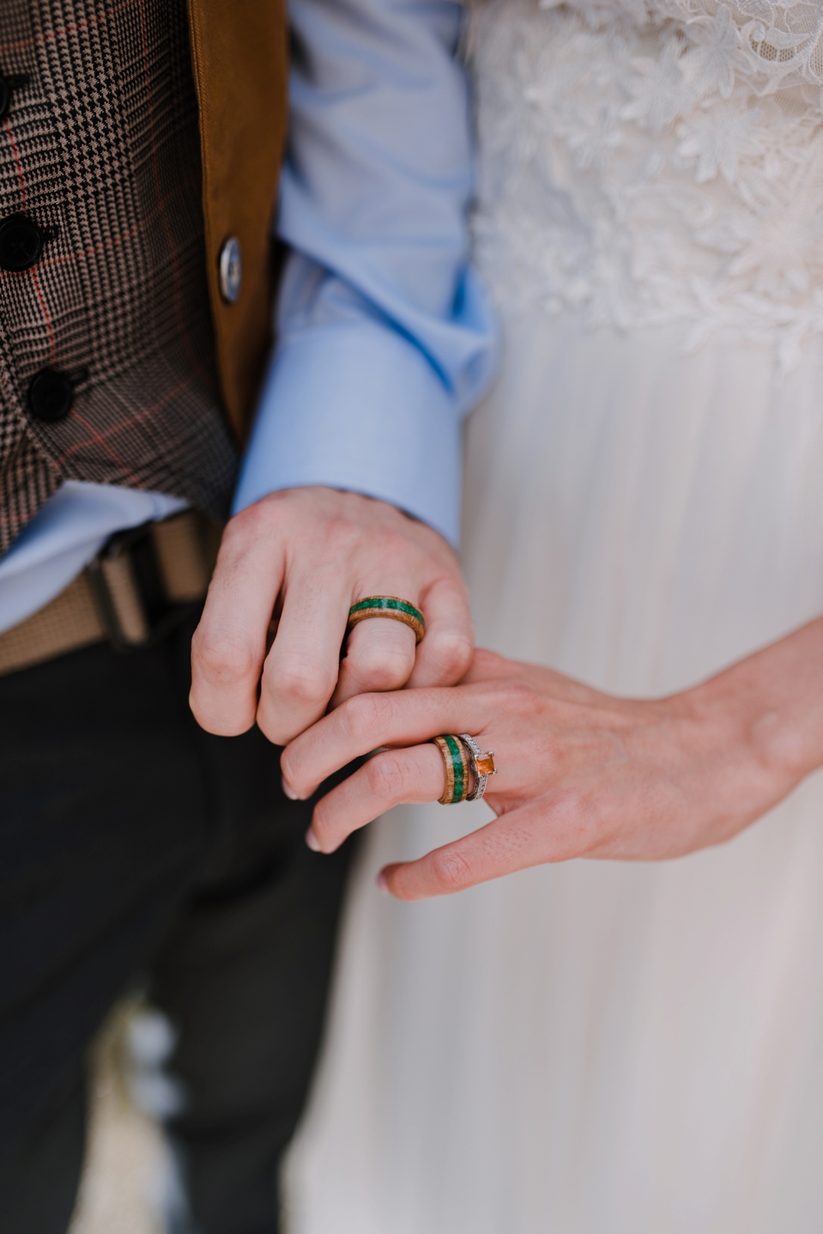 wooden wedding rings