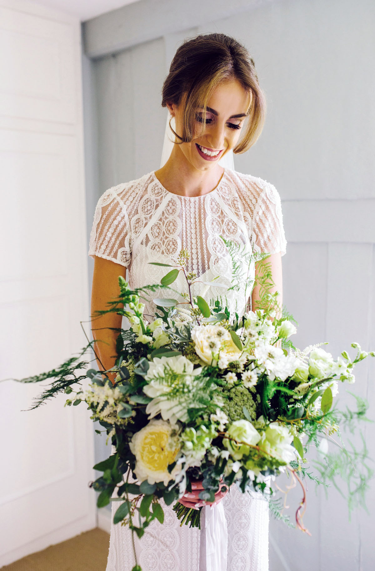 10 A Twoo by Watters dress for a modern contemporary wedding