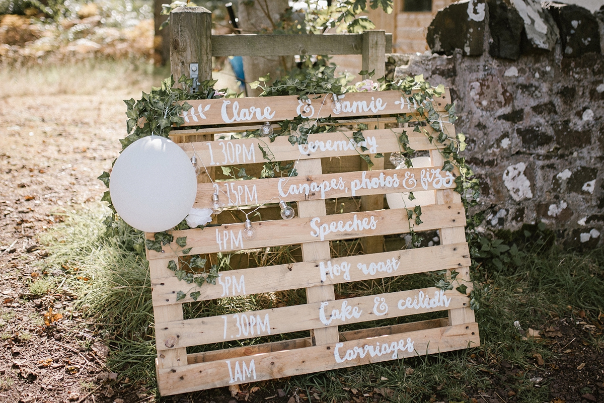 12 A Justin Alexander gown for a romantic outdoor wedding