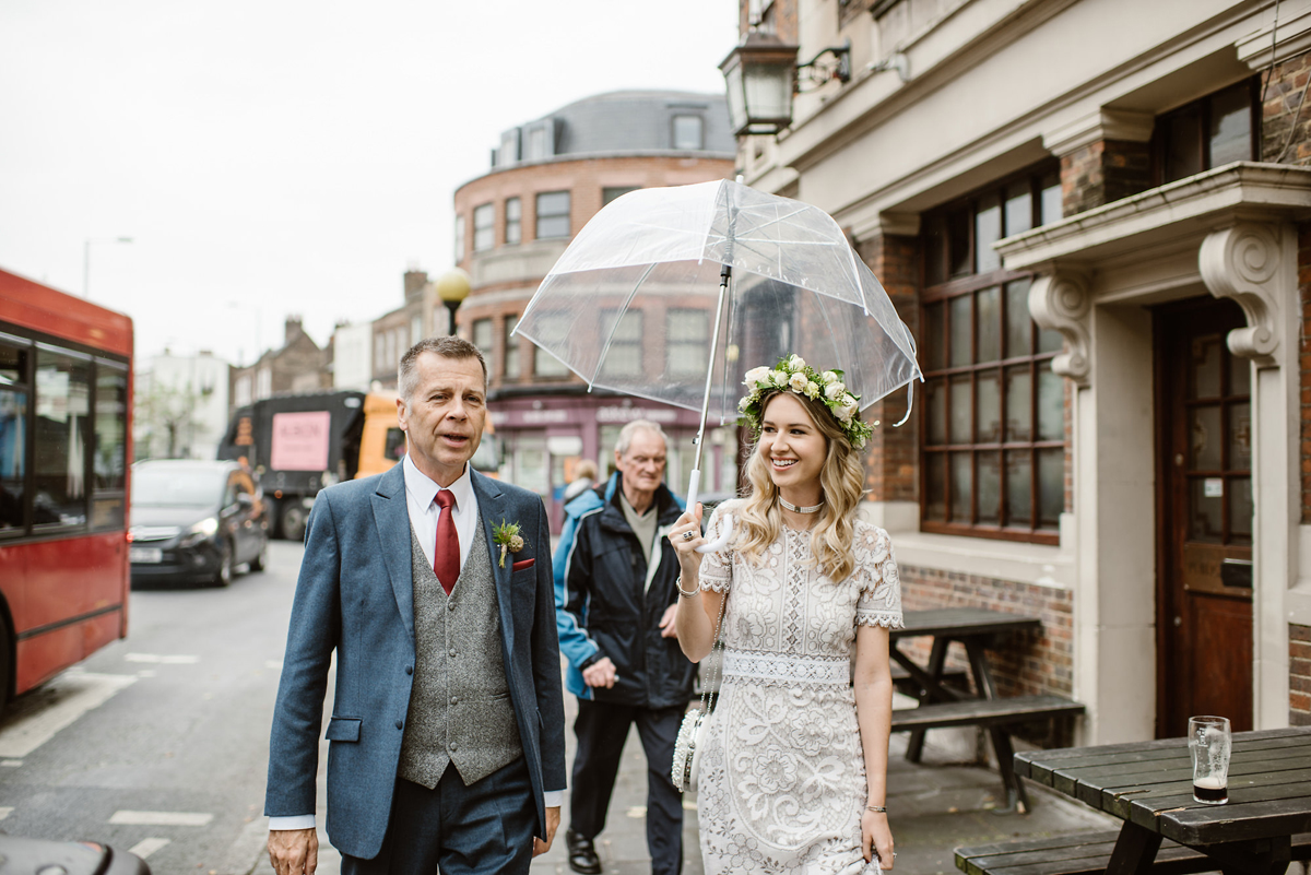 12 A vintage dress for a rock n roll London pub wedding