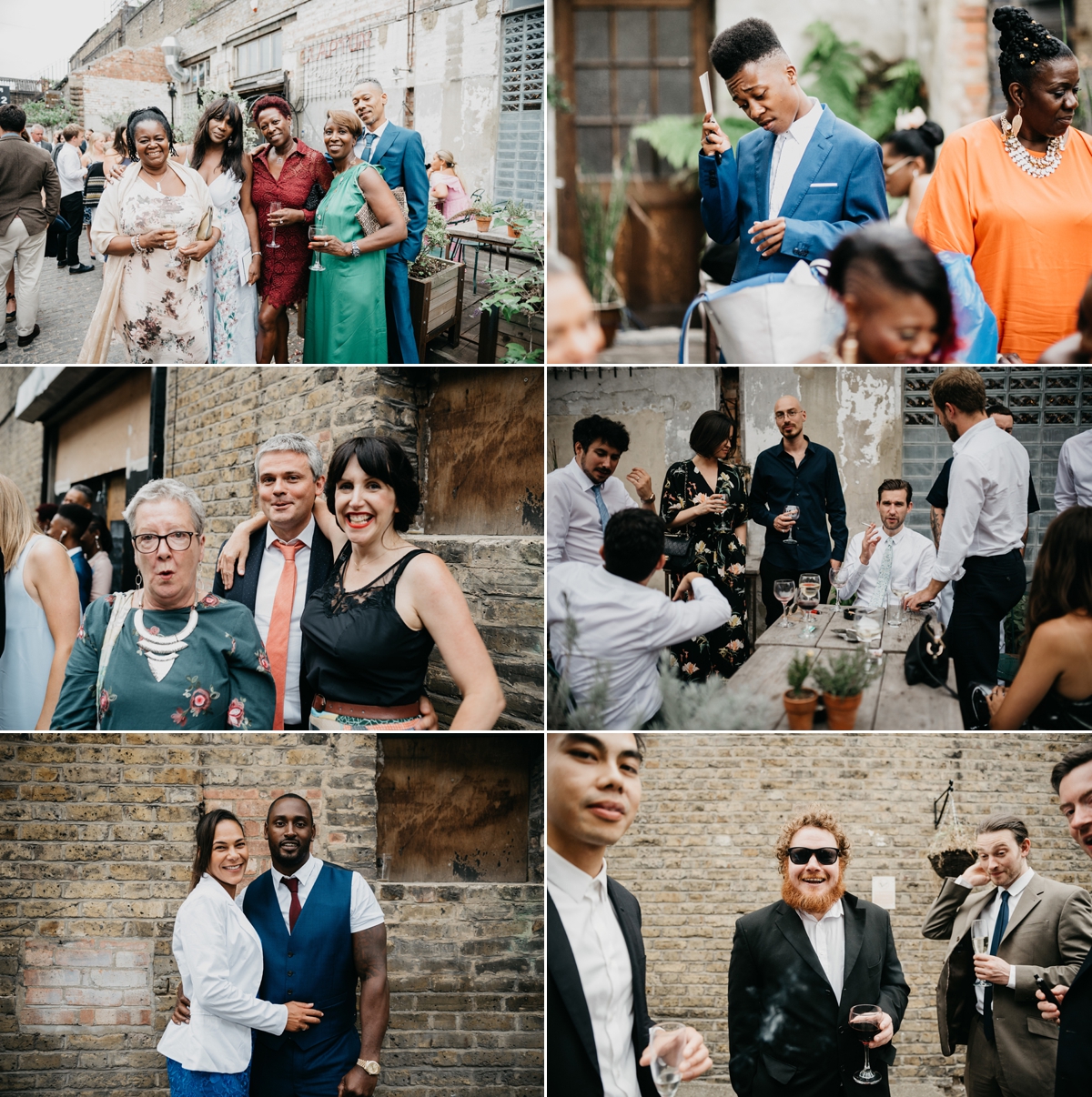 138 A Tropical and Industrial insipred cool London wedding