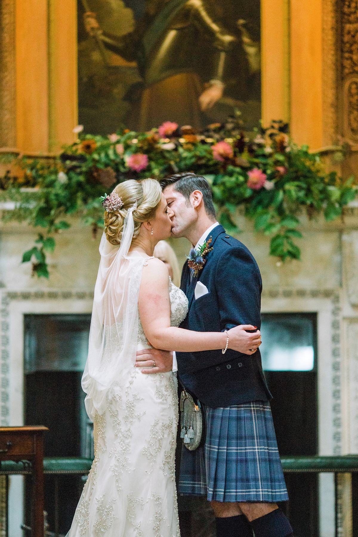 18 A Maggie Sottero gown for a Scottish country house wedding