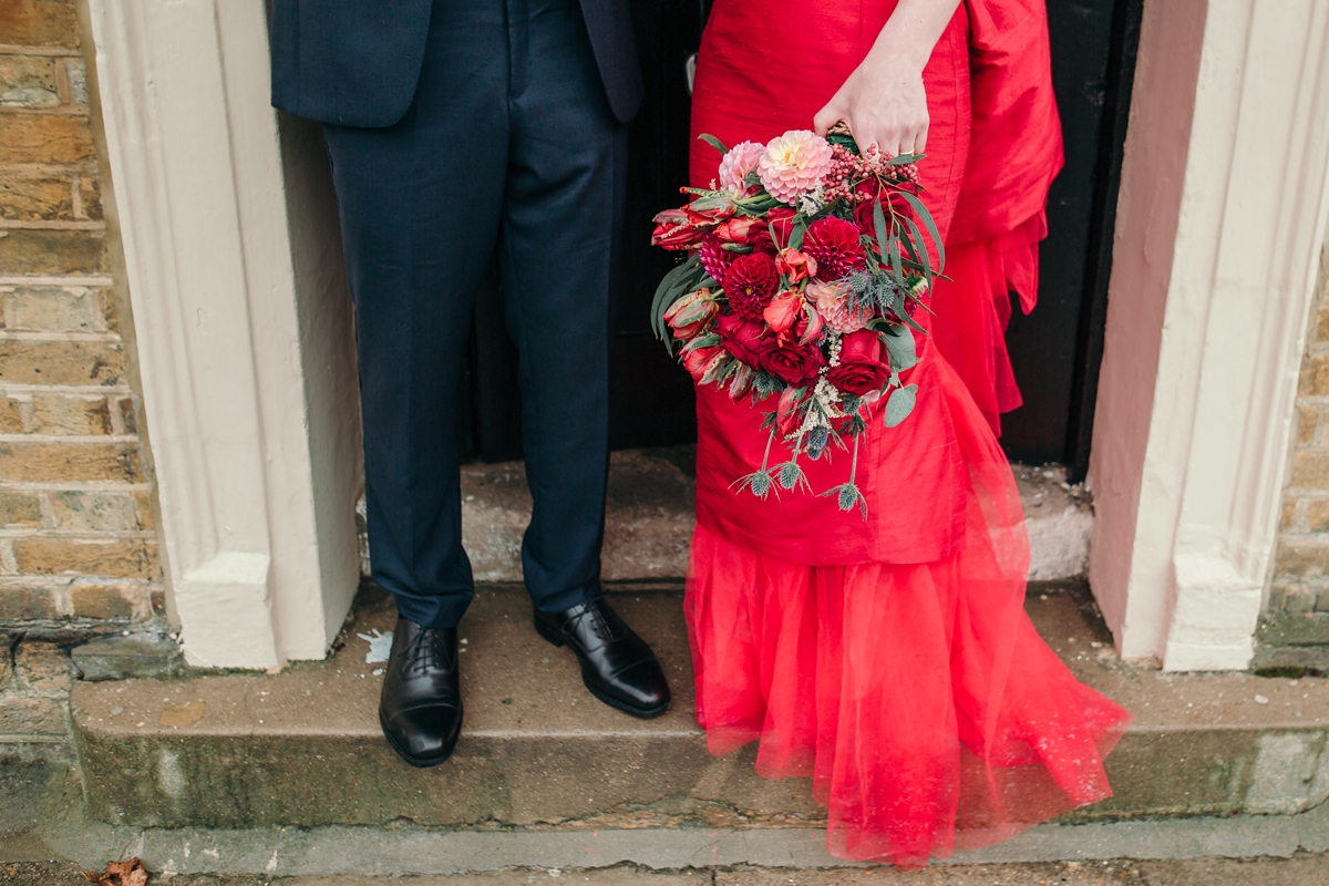 18 Red wedding dress