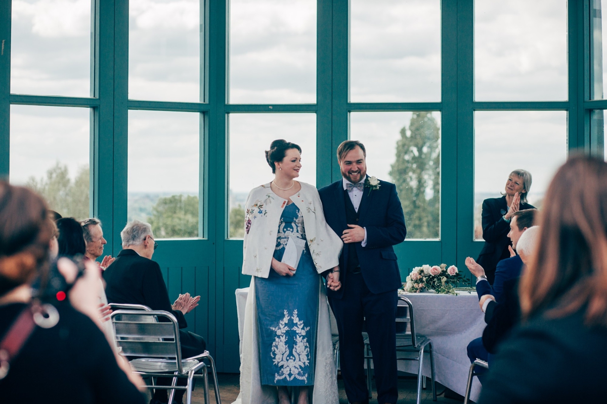 22 A Wedgewood Blue wedding dress