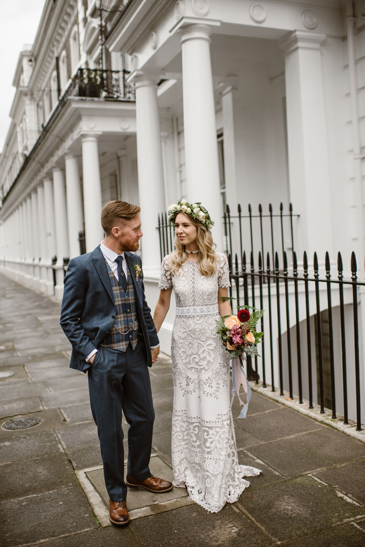 22 A vintage dress for a rock n roll London pub wedding