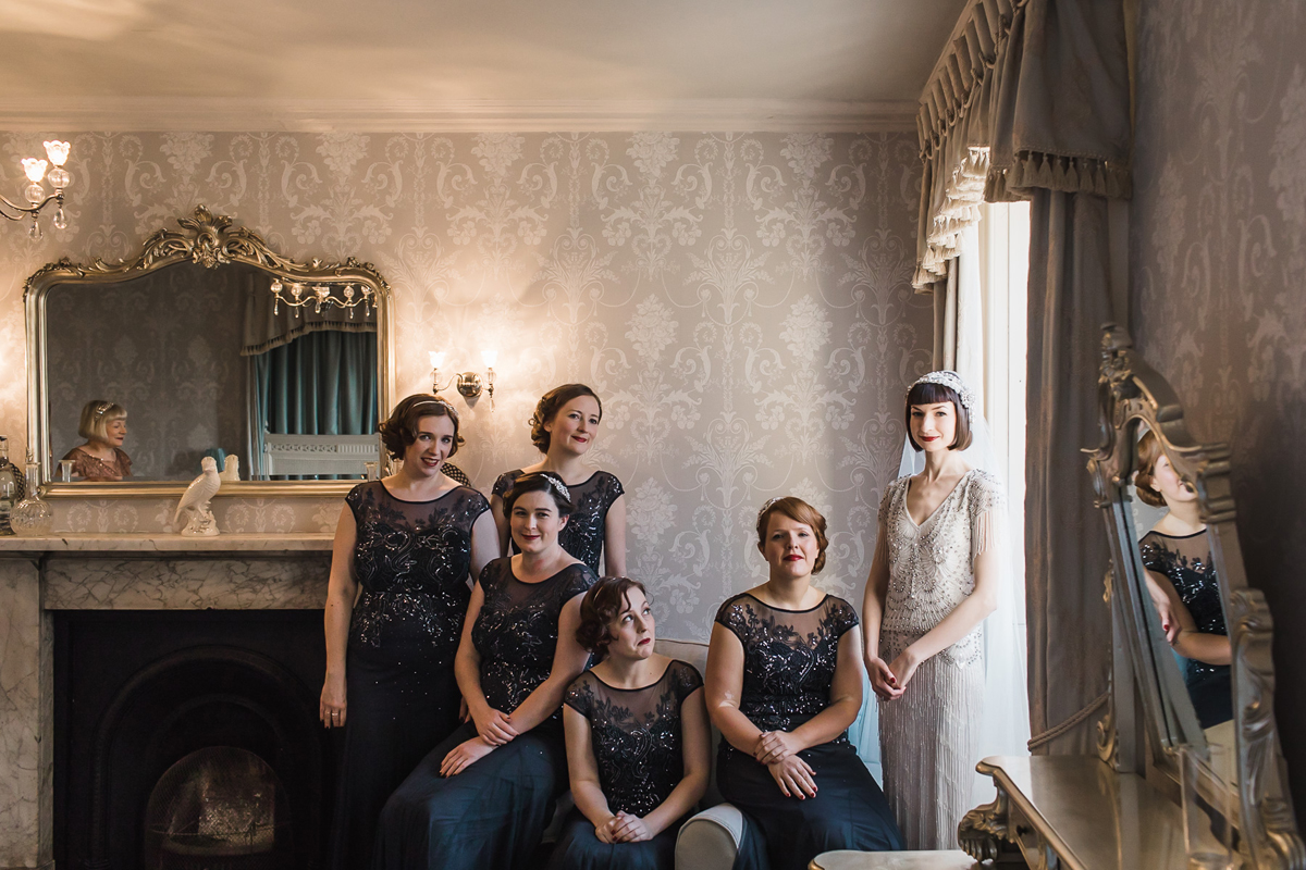 22 An Art Deco inspired glamorous winter wedding