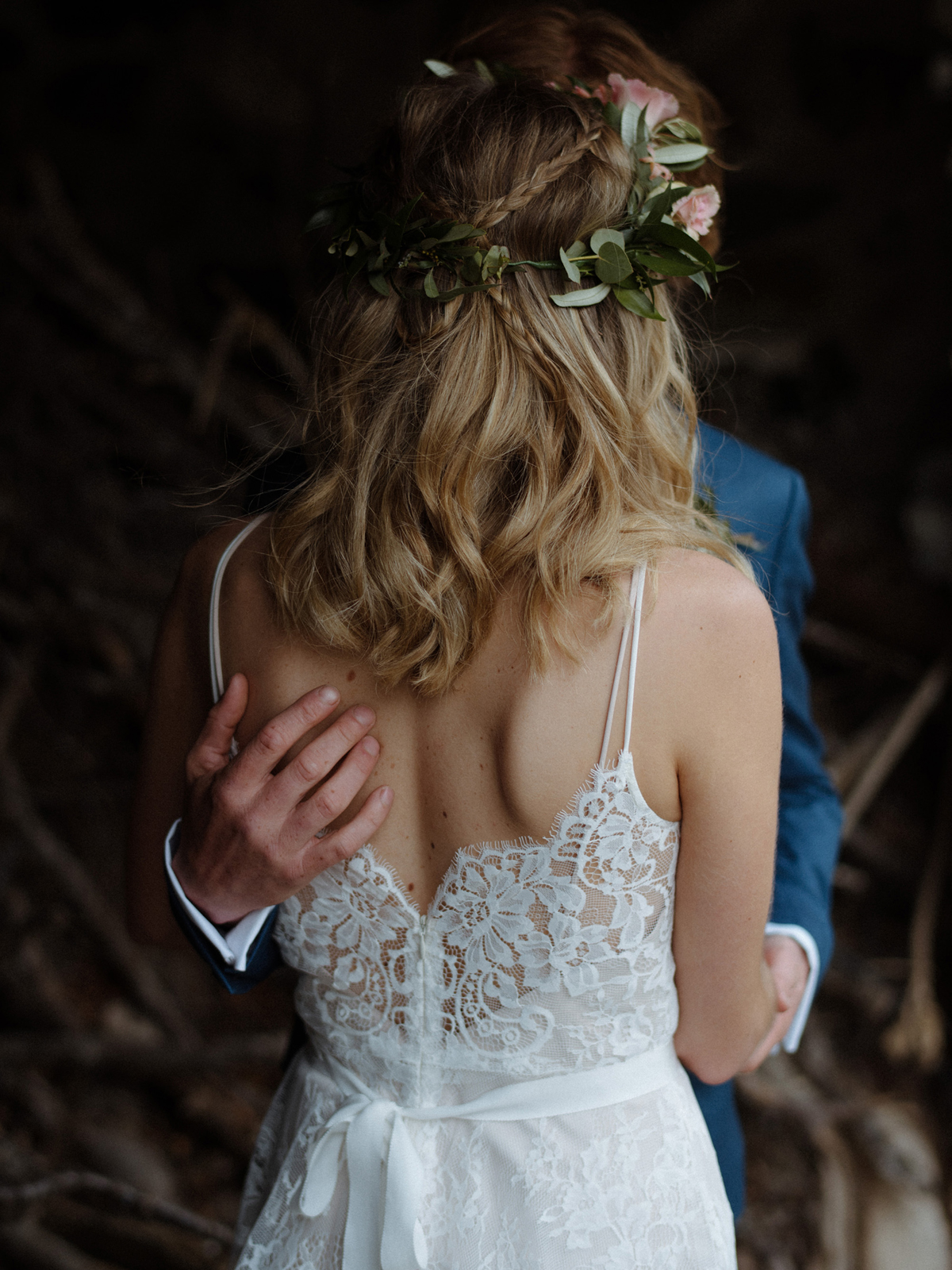 23 A romantic bohemian Northern Ireland wedding - An Anais Annette Gown and a Crown of Flowers for a Romantic and Bohemian Northern-Irish Wedding 23 A romantic bohemian Northern Ireland wedding