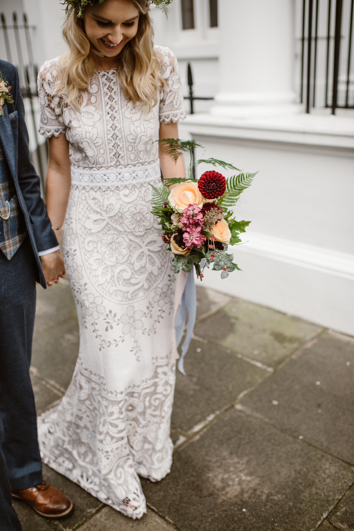 23 A vintage dress for a rock n roll London pub wedding