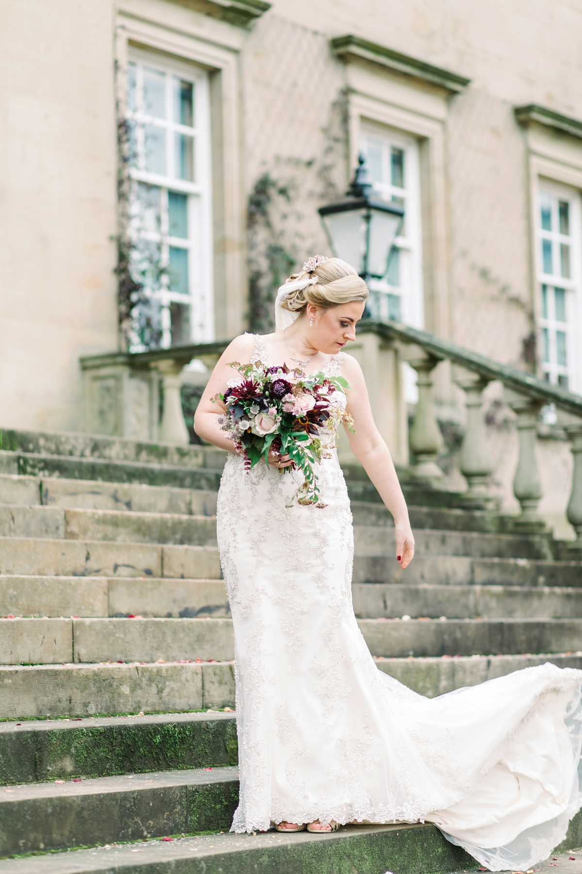 24 A Maggie Sottero gown for a Scottish country house wedding
