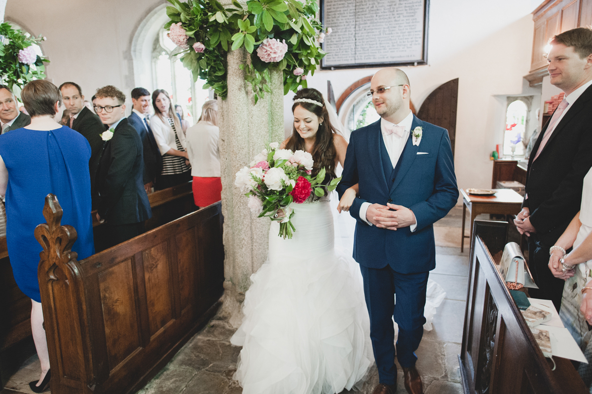 24 A Pronovias dress for a flower filled and Parisian inspired wedding