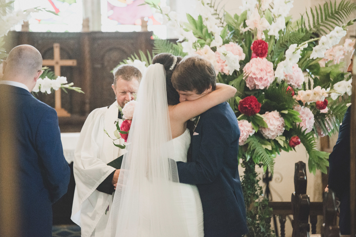 25 A Pronovias dress for a flower filled and Parisian inspired wedding