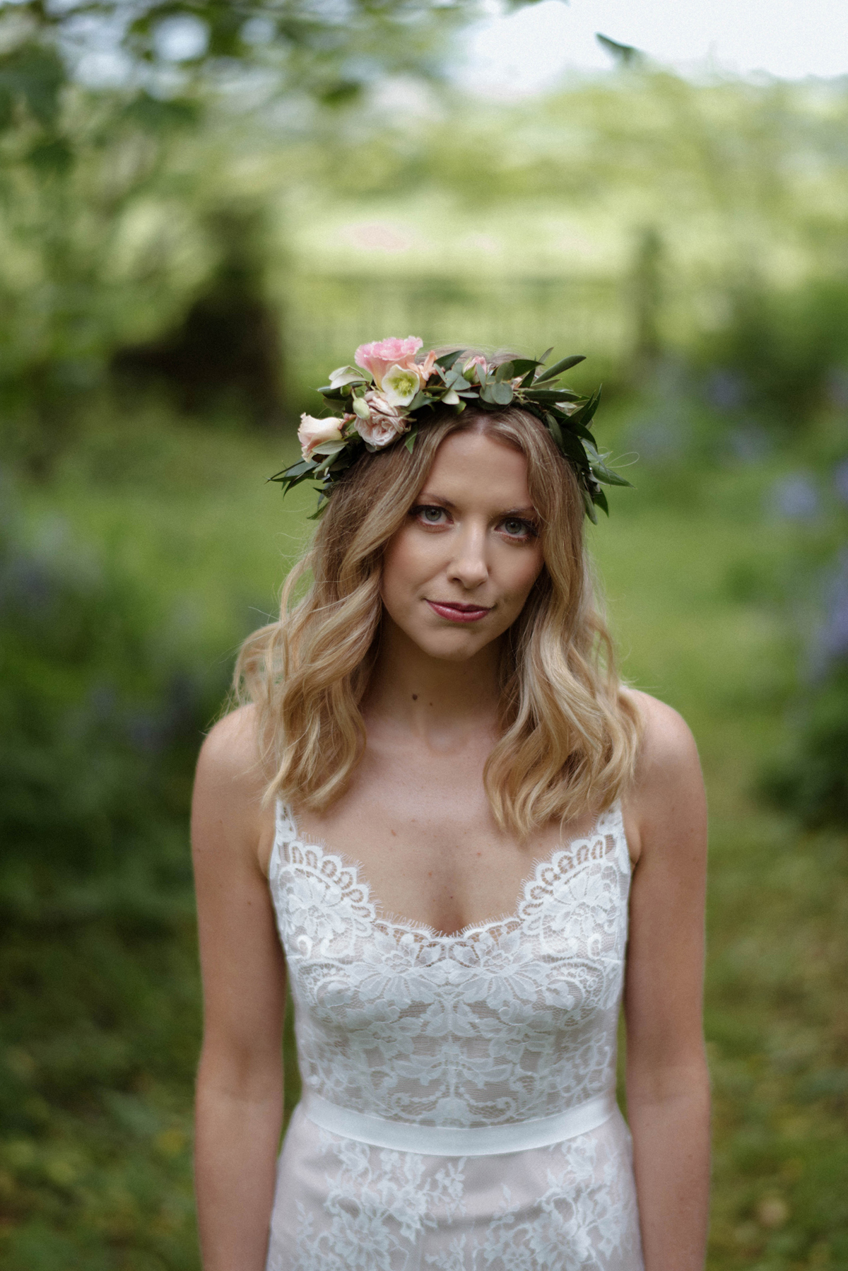 27 A romantic bohemian Northern Ireland wedding - An Anais Annette Gown and a Crown of Flowers for a Romantic and Bohemian Northern-Irish Wedding 27 A romantic bohemian Northern Ireland wedding