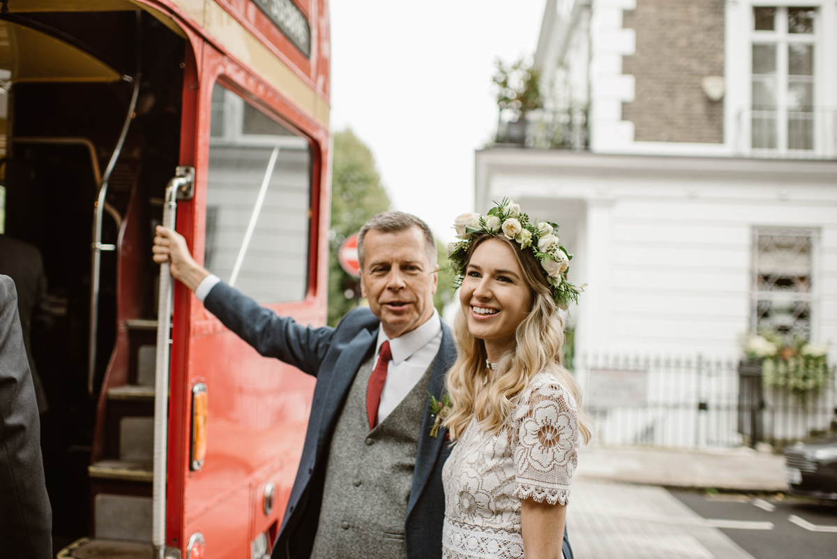 30 A vintage dress for a rock n roll London pub wedding