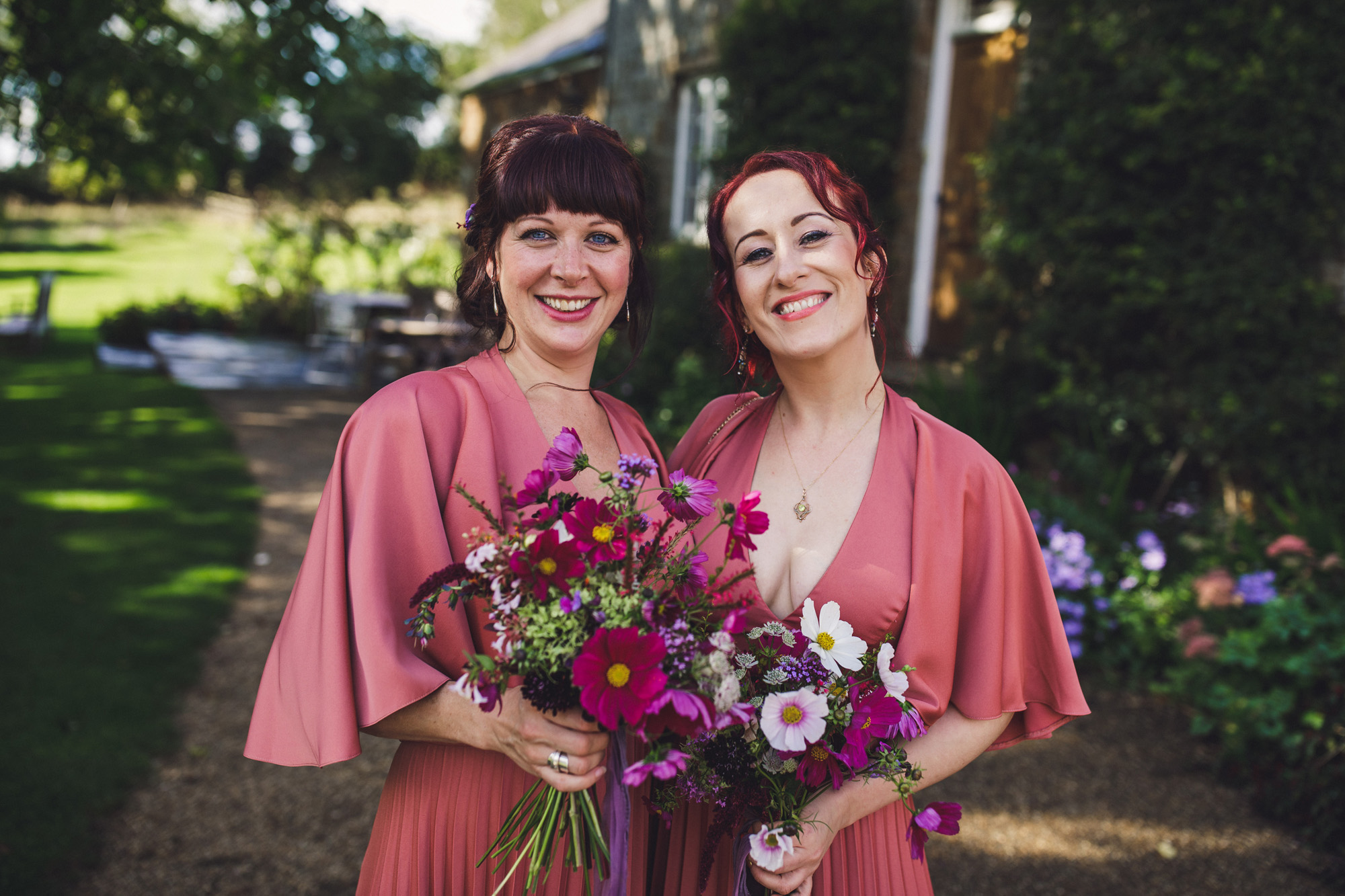 32 A 70s boho bride and her music inspired farm wedding