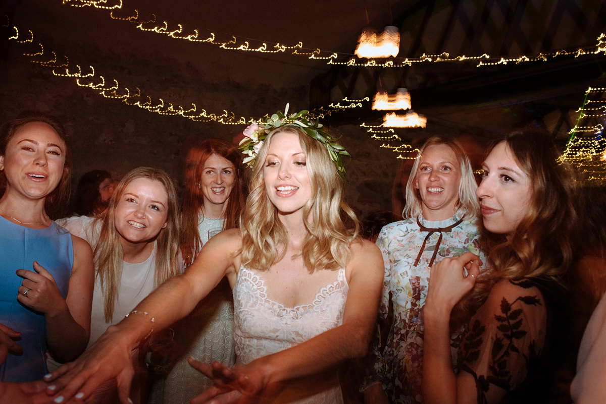 35 A romantic bohemian Northern Ireland wedding - An Anais Annette Gown and a Crown of Flowers for a Romantic and Bohemian Northern-Irish Wedding 35 A romantic bohemian Northern Ireland wedding