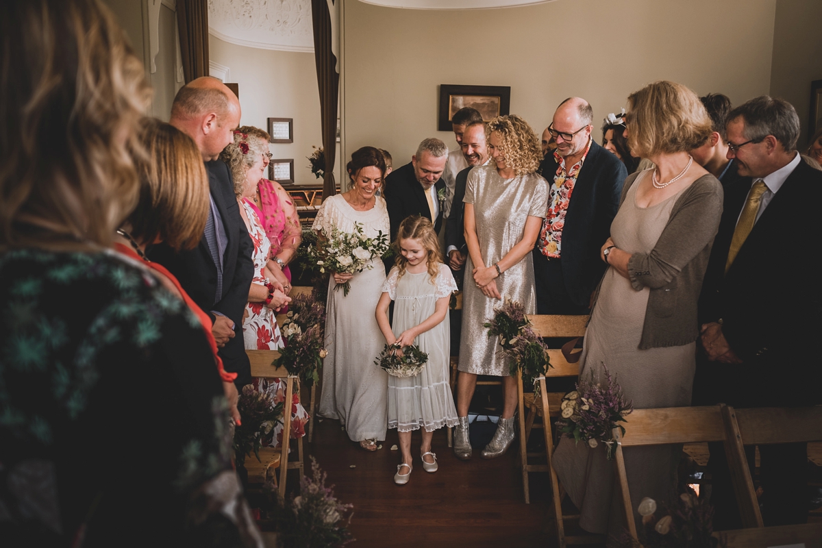 38 A vintage dress for a wedding in a Scottish mansion