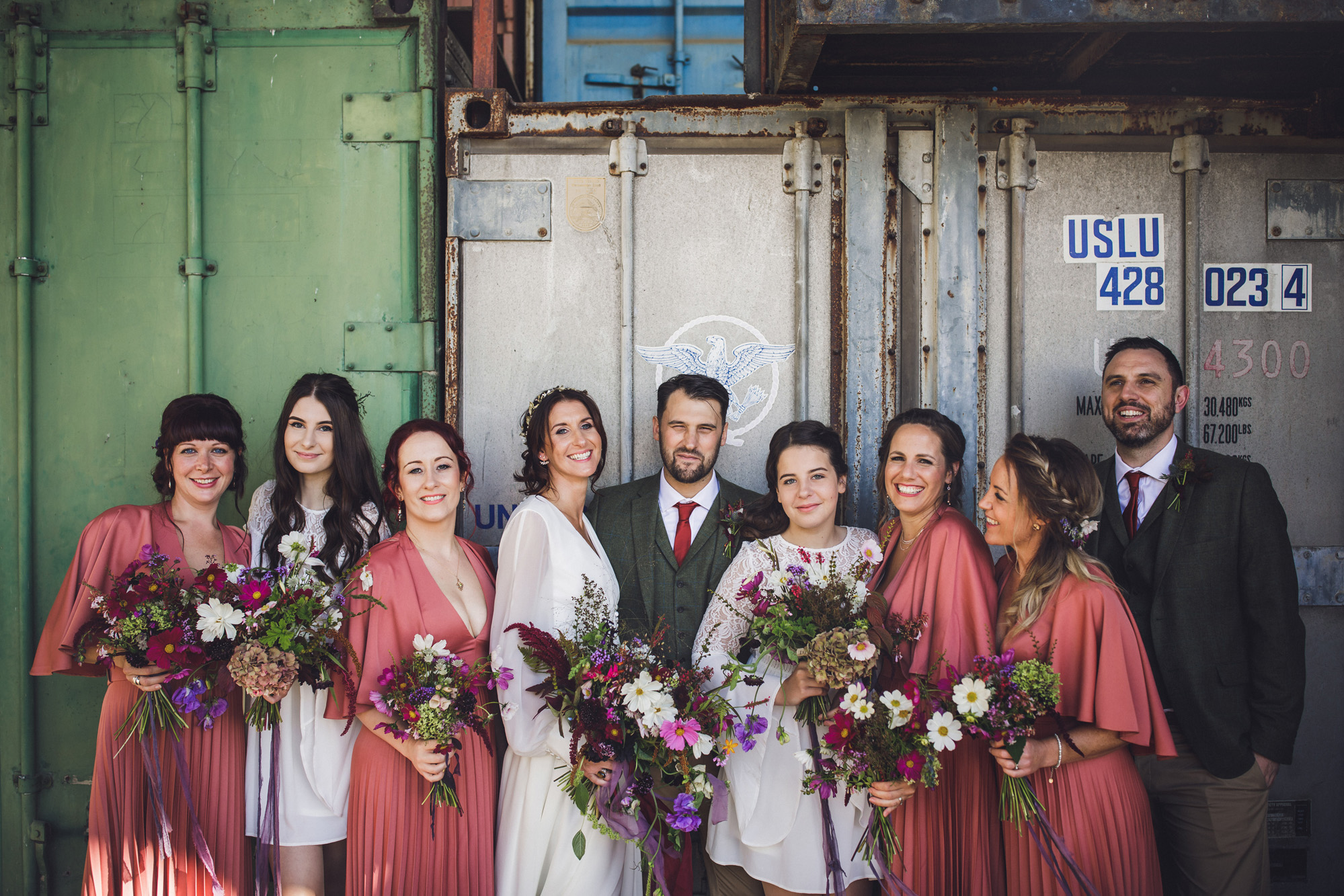 39 A 70s boho bride and her music inspired farm wedding