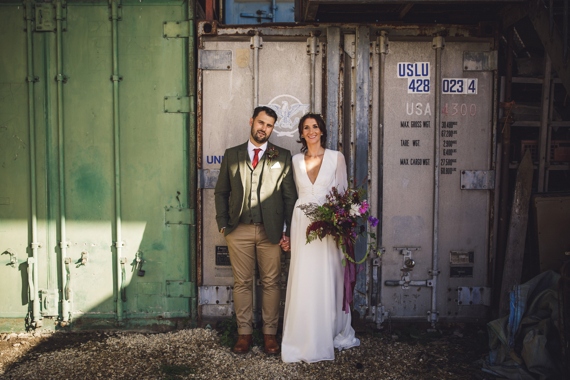 41 A 70s boho bride and her music inspired farm wedding