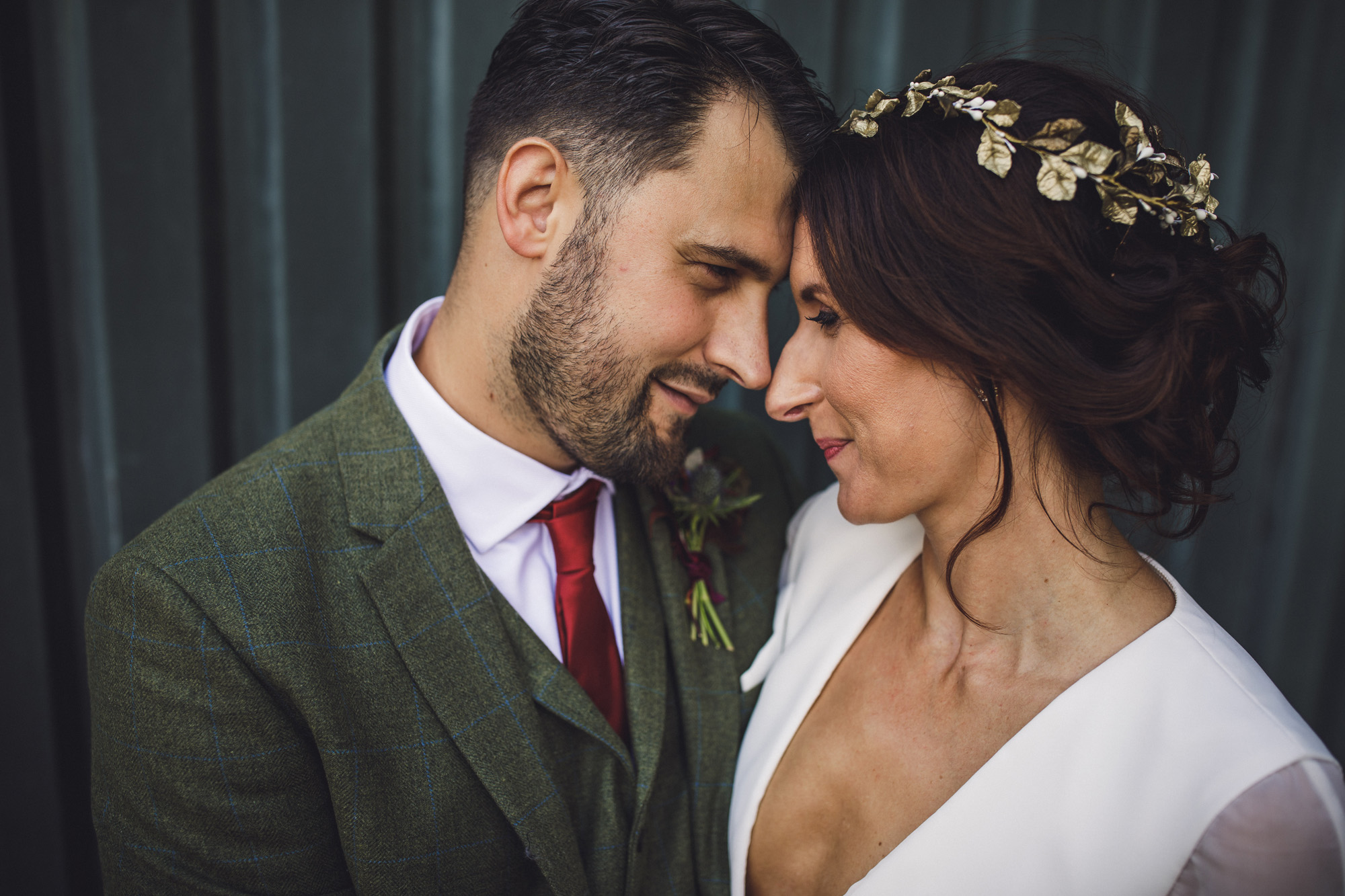 43 A 70s boho bride and her music inspired farm wedding