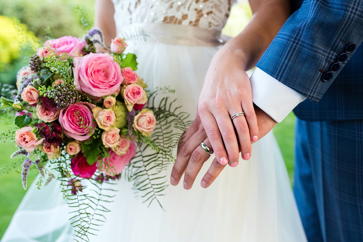 44 A Blush by Hayley Paige bride and her elegant barn wedding