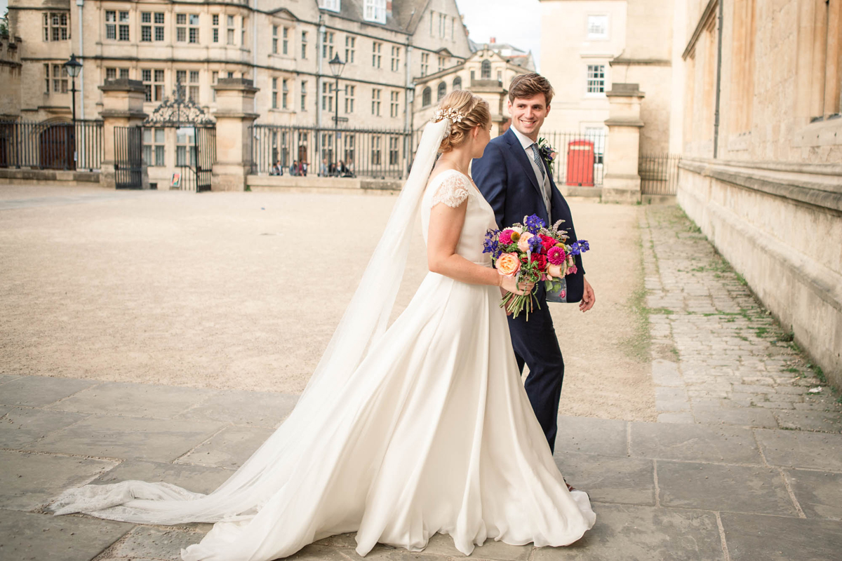 45 A Halfpenny London wedding dress and a literary themed city wedding