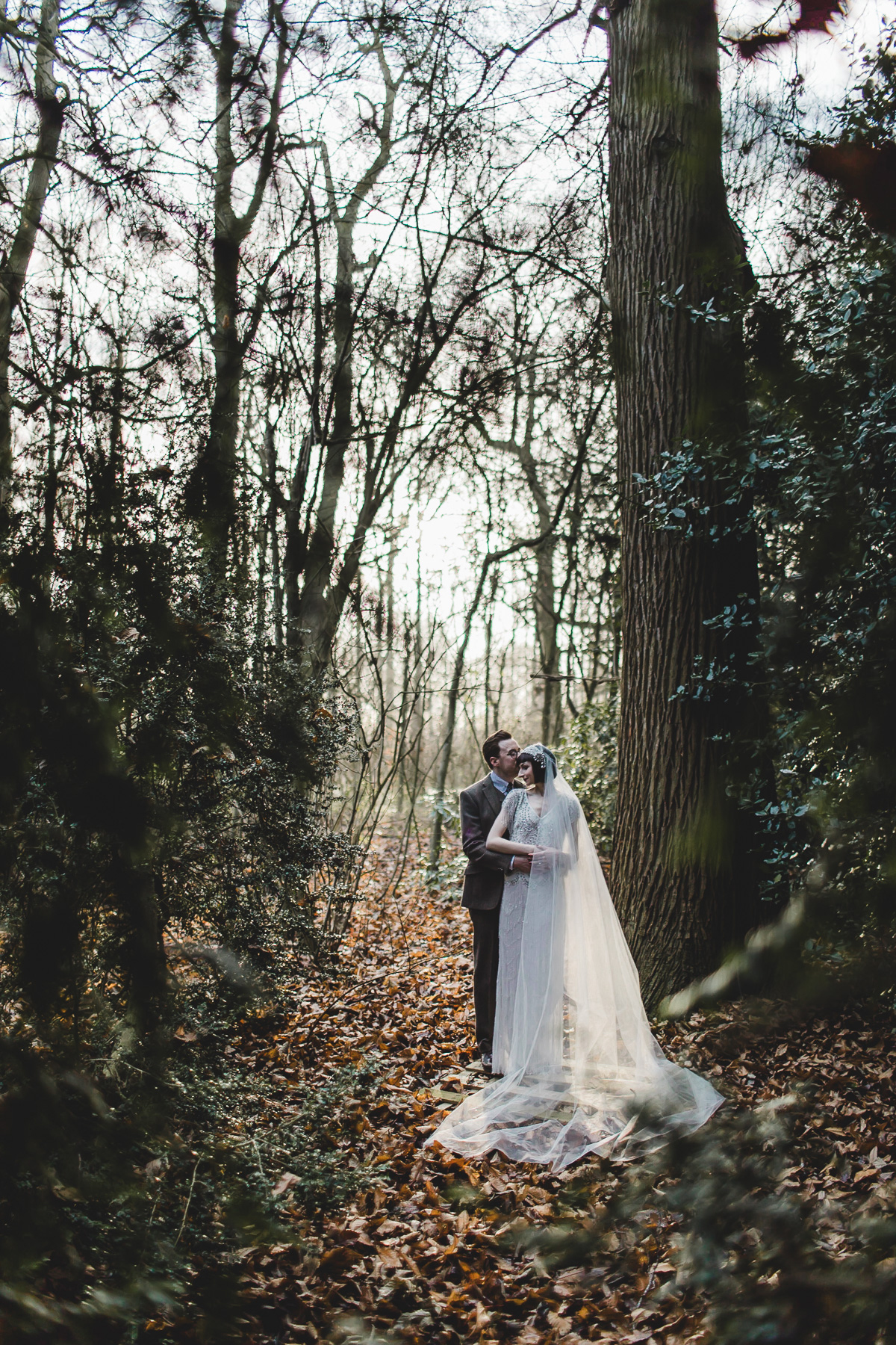 45 An Art Deco inspired glamorous winter wedding