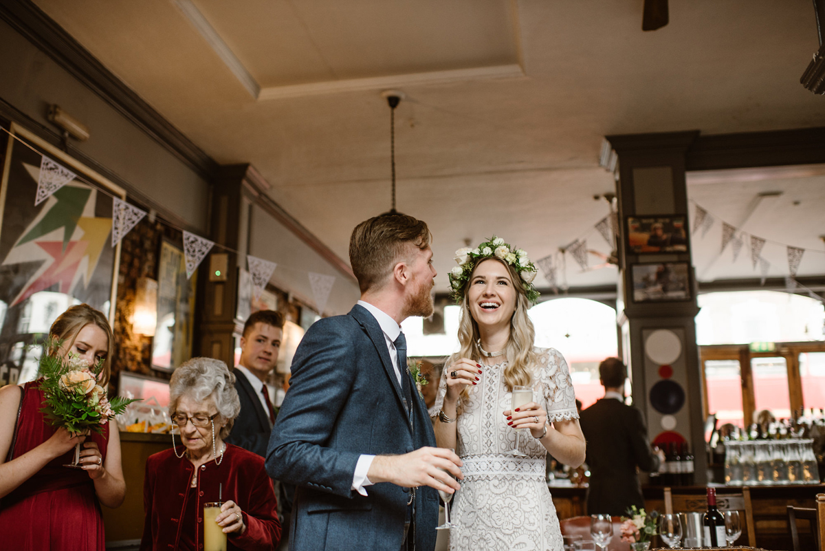 46 A vintage dress for a rock n roll London pub wedding