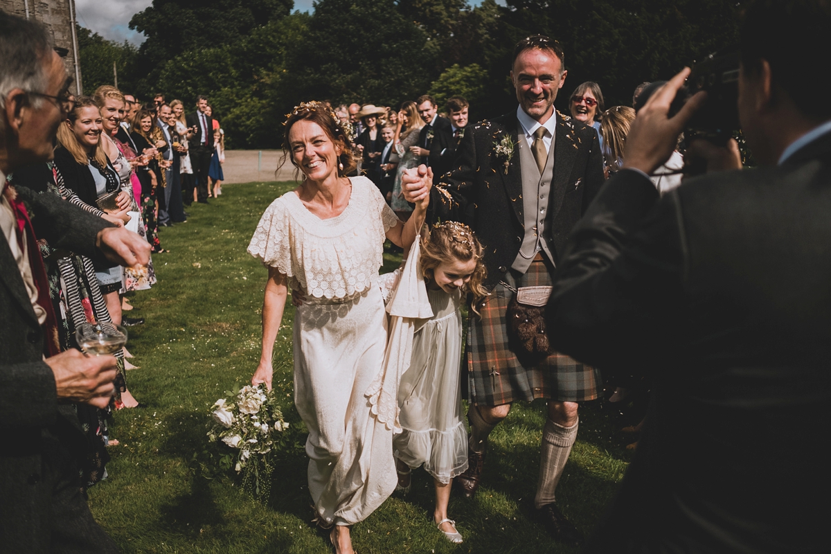 47 A vintage dress for a wedding in a Scottish mansion