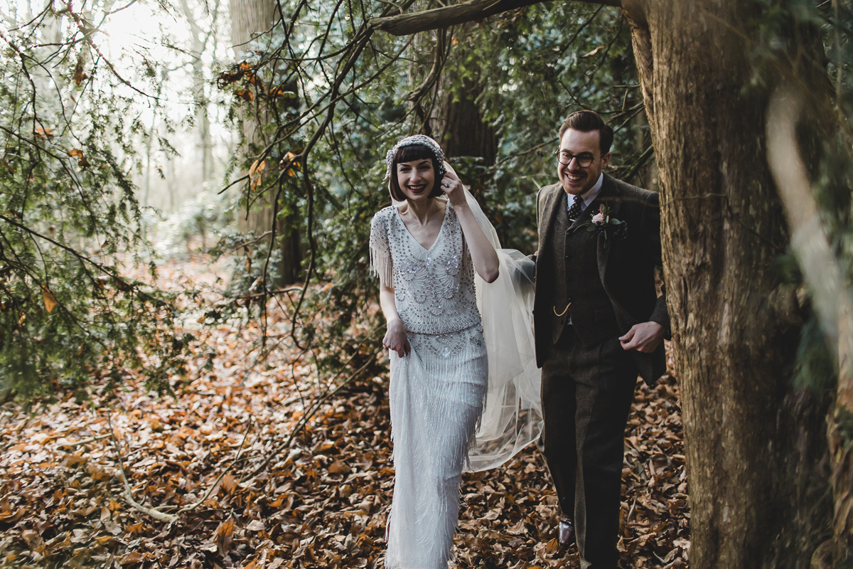 47 An Art Deco inspired glamorous winter wedding