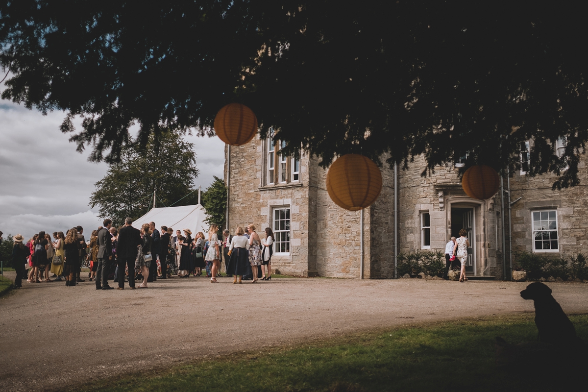 48 A vintage dress for a wedding in a Scottish mansion