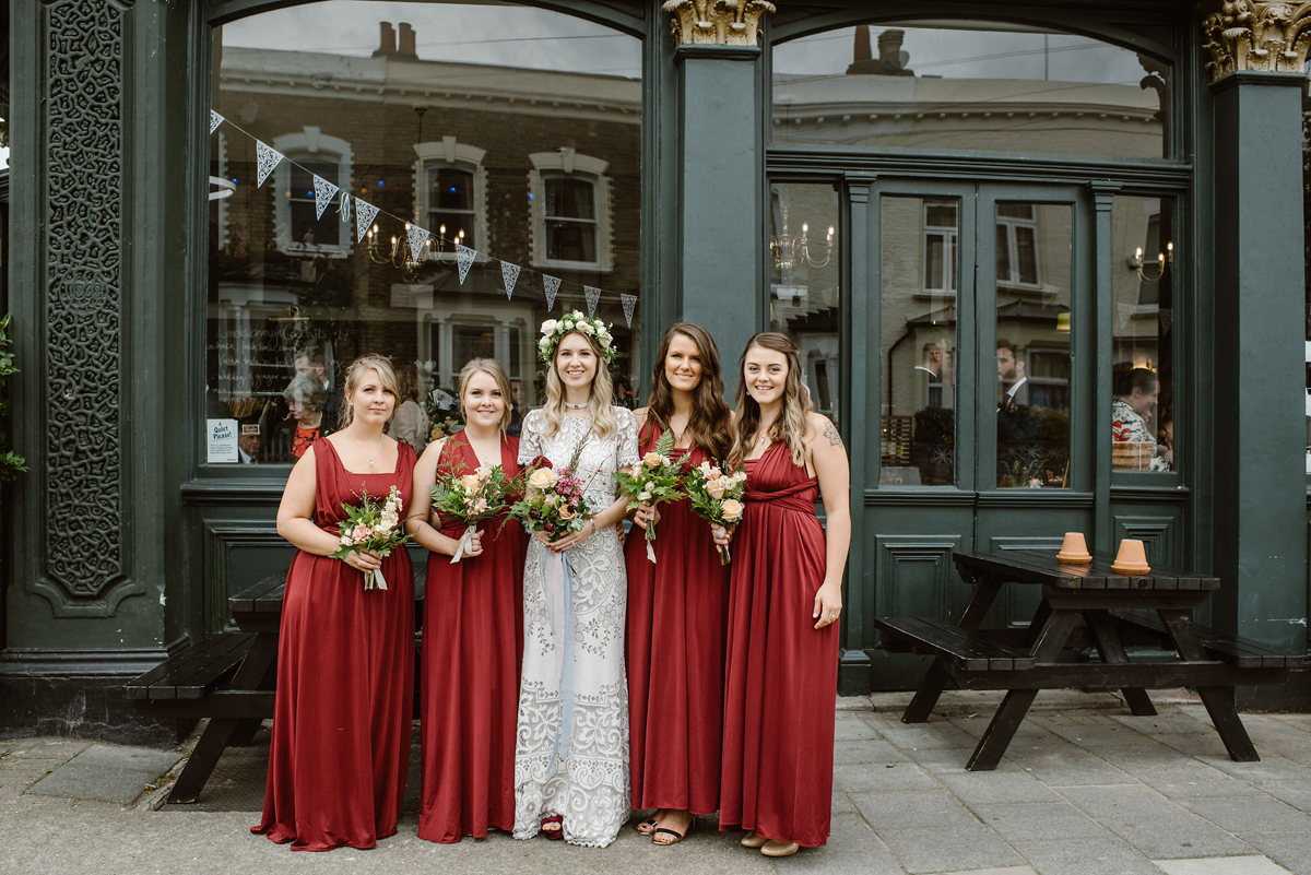 50 A vintage dress for a rock n roll London pub wedding