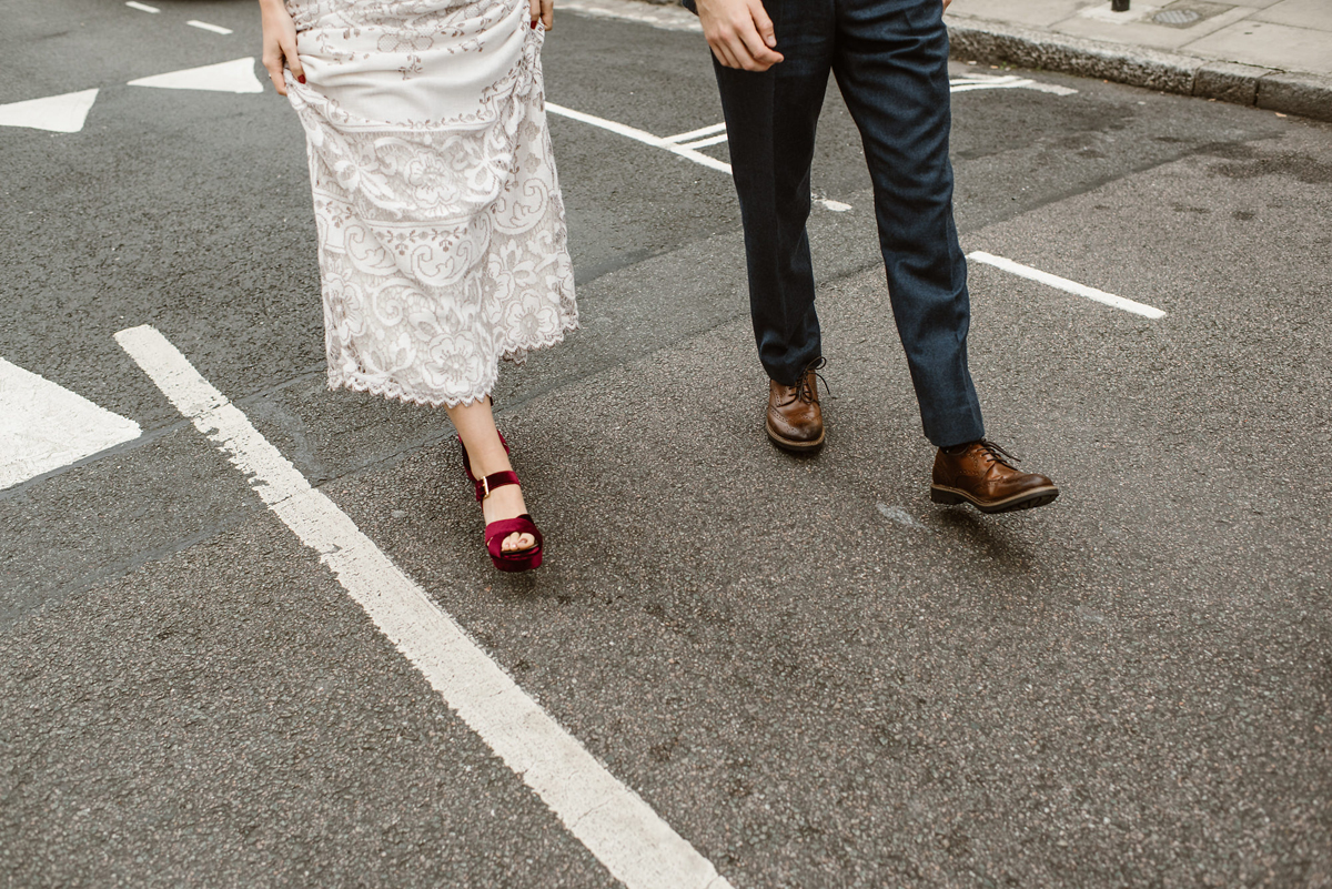 54 A vintage dress for a rock n roll London pub wedding