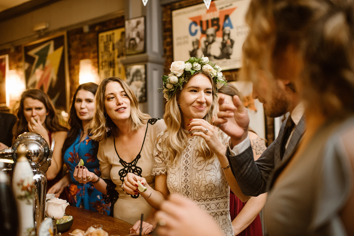 58 A vintage dress for a rock n roll London pub wedding